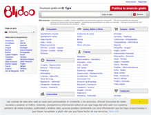 Tablet Screenshot of el-tigre.blidoo.com.ve