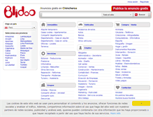 Tablet Screenshot of chincheros.blidoo.pe