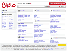 Tablet Screenshot of capital.blidoo.com.ar