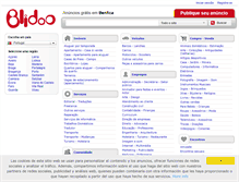 Tablet Screenshot of benfica.blidoo.pt