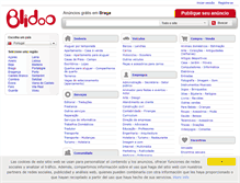 Tablet Screenshot of braga.blidoo.pt